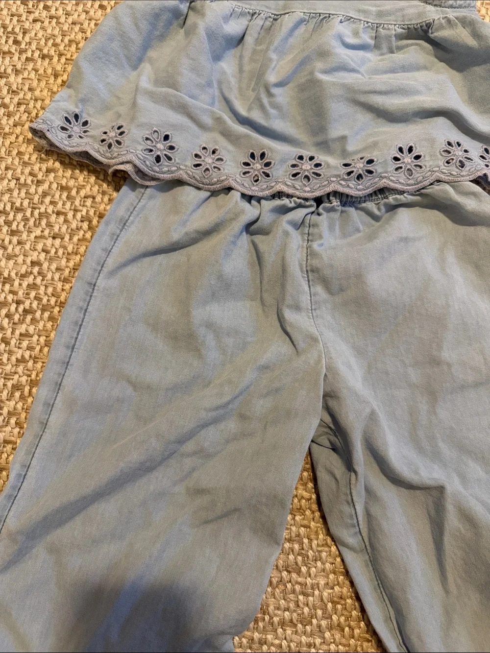 Baby gap 2t blue denim color tank top set